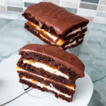 Čokoládovo kávový koláč bez múky